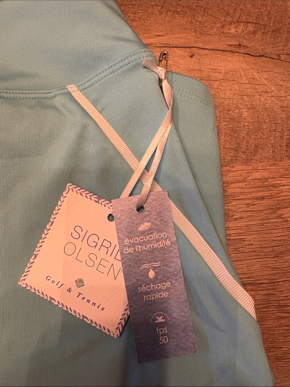 Sigrid Olsen Light Blue Active Skort - Picture 4 of 4